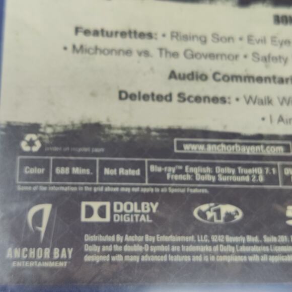 Walking Dead Season 3 Blu ray DVD Combo NEW Sealed - Picture 8 of 11